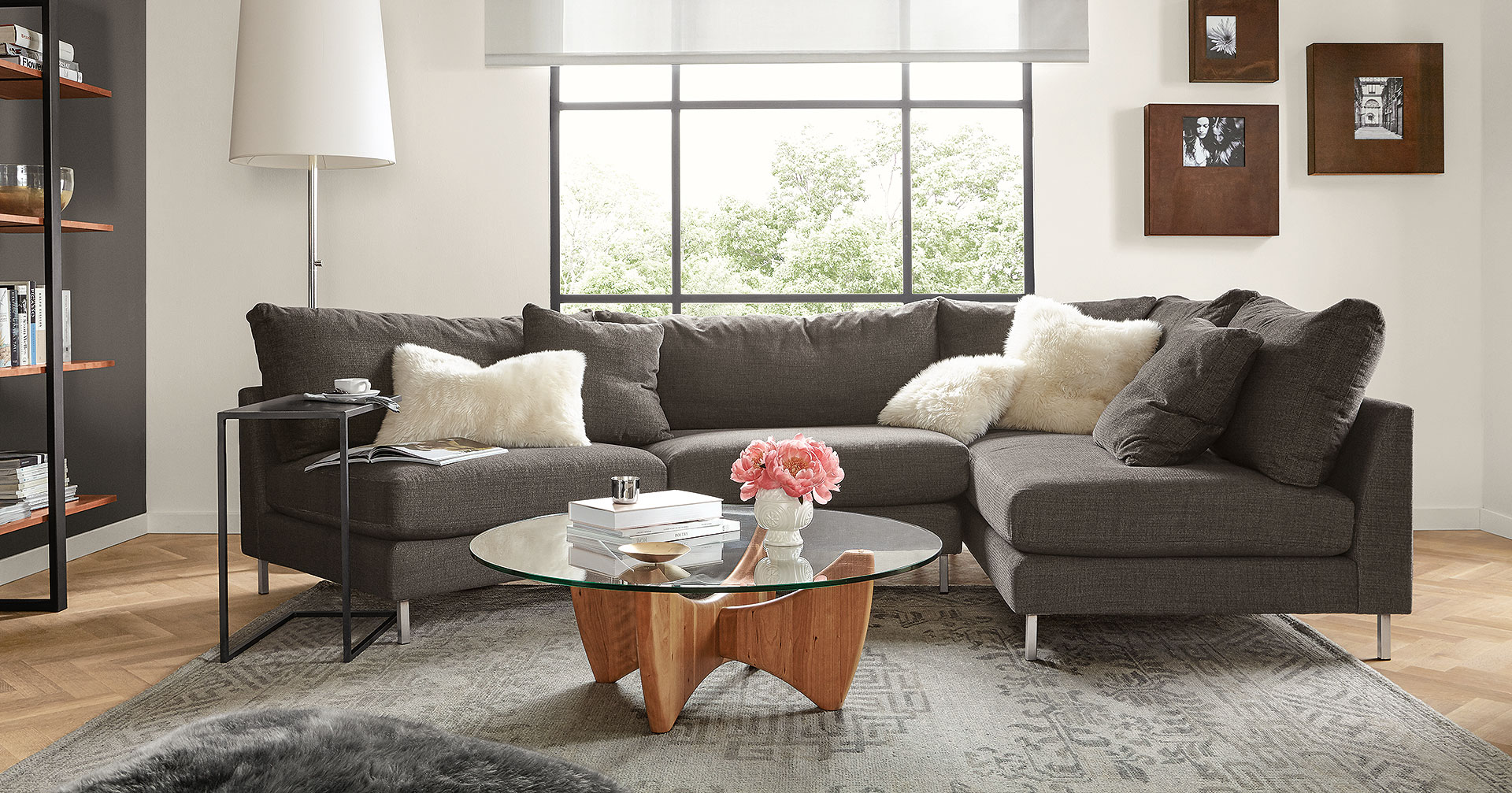 Bryce angled armless sectional