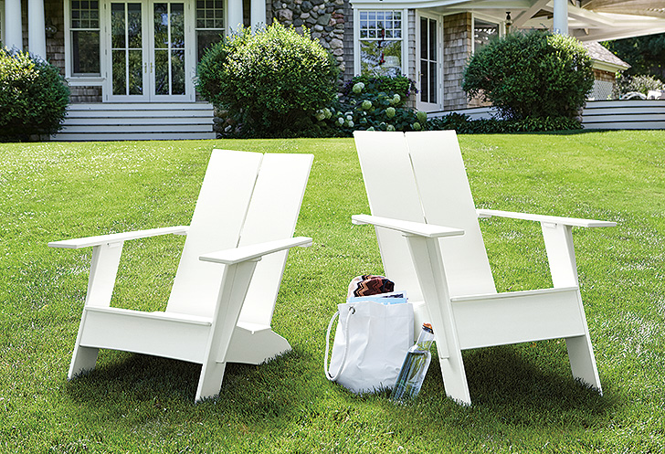 Emmet outdoor chairs from recycled plastic
