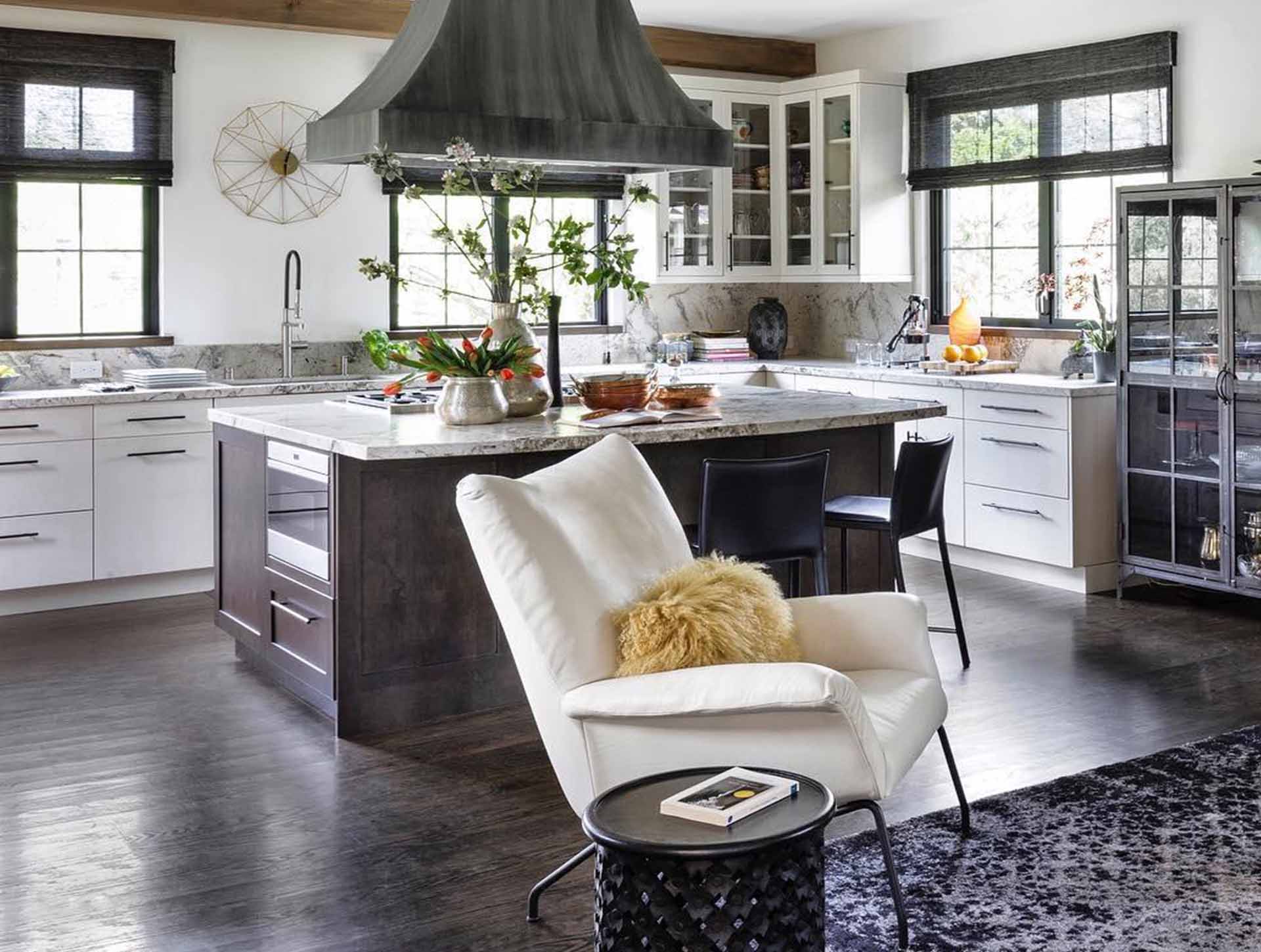 Paris chair in rustic kitchen