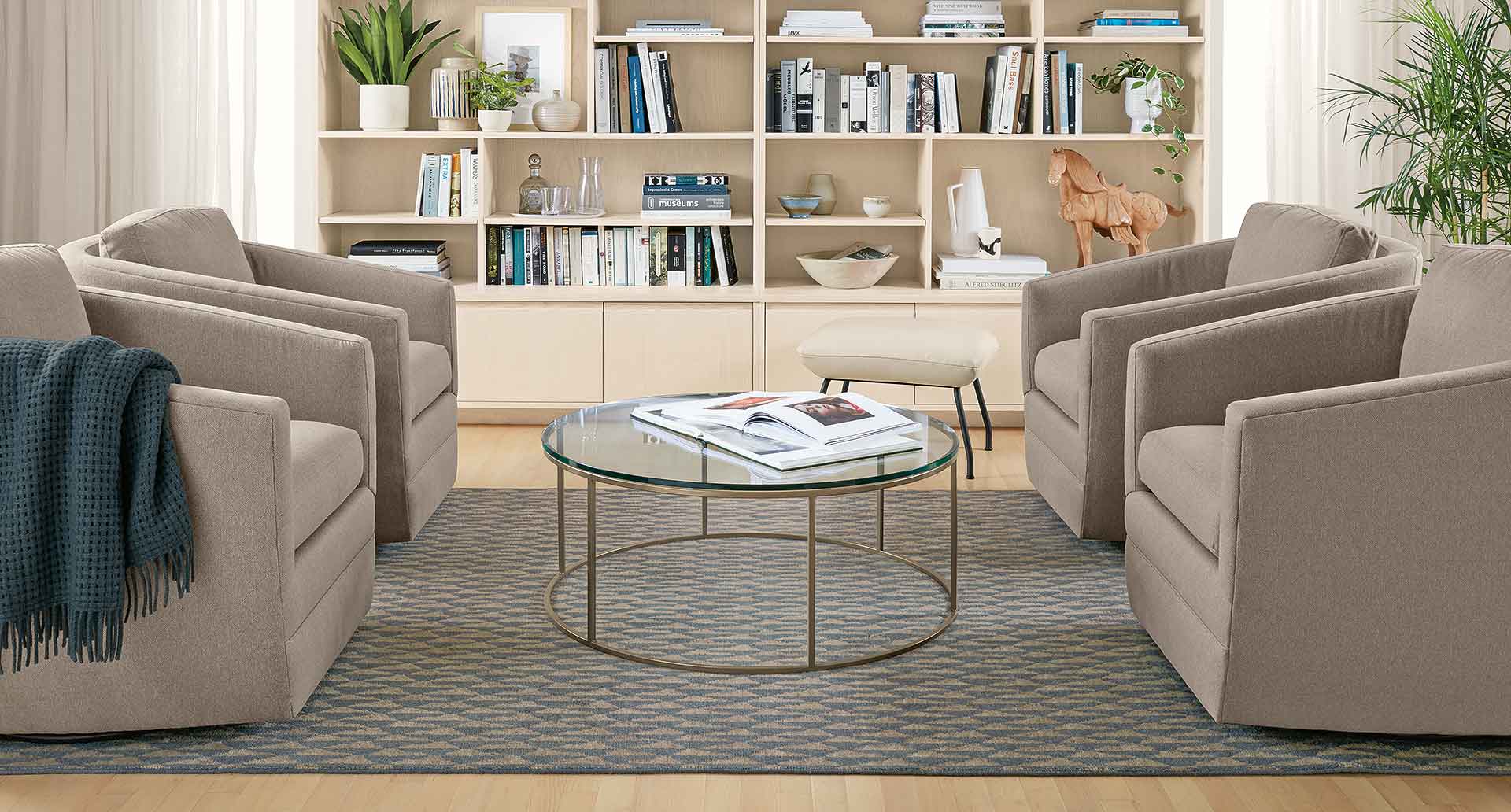 modern swivel chair living room