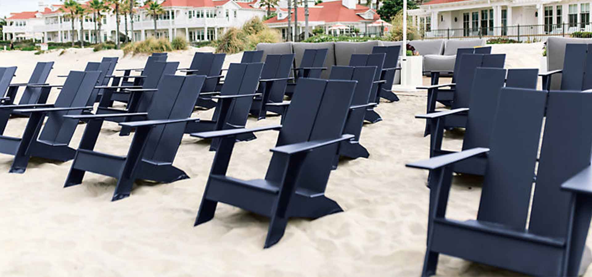 Emmet chairs on beach
