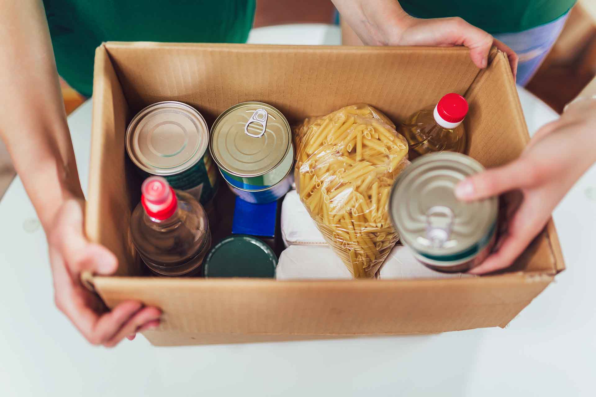 A box of food.