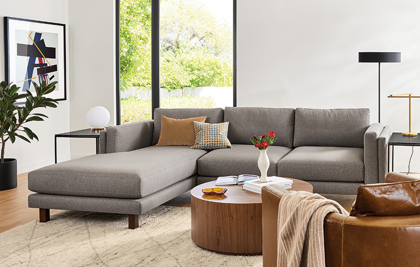 Cade sofa with chaise.
