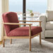 Side of Renew bio-based chair in modern living room.